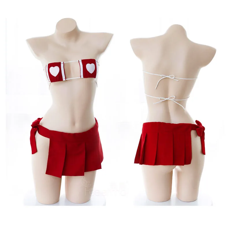 Anime Psychické Cosplay Kostýmy Japonské Kimono Šaty Čarodejnice Jednotné Cosplay Vyhovovali Roztomilé Dievčatá Sexy Srdce Bikini Priesvitný Set Spodnej Bielizne