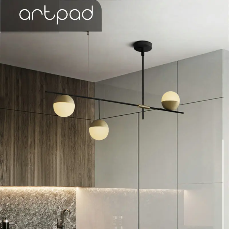 Artpad Taliansko Nordic Kolo Loptu Prívesok Lampa Minimalistický Svetlo, Bar, Kuchyňa, Jedáleň, Obývacia izba Luxusné Tvorivé Prívesok Svetlá