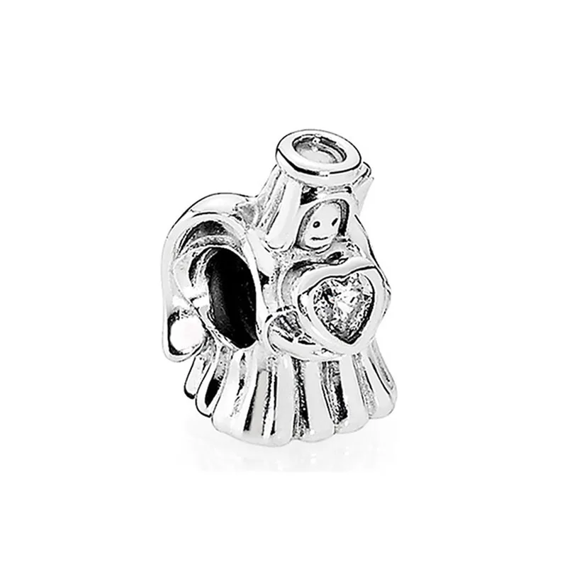 Autentické 925 Sterling Silver Korálky Tvorivé anjel lásky korálky Fit Pôvodné Pandora Náramok Pre Ženy DIY Šperky