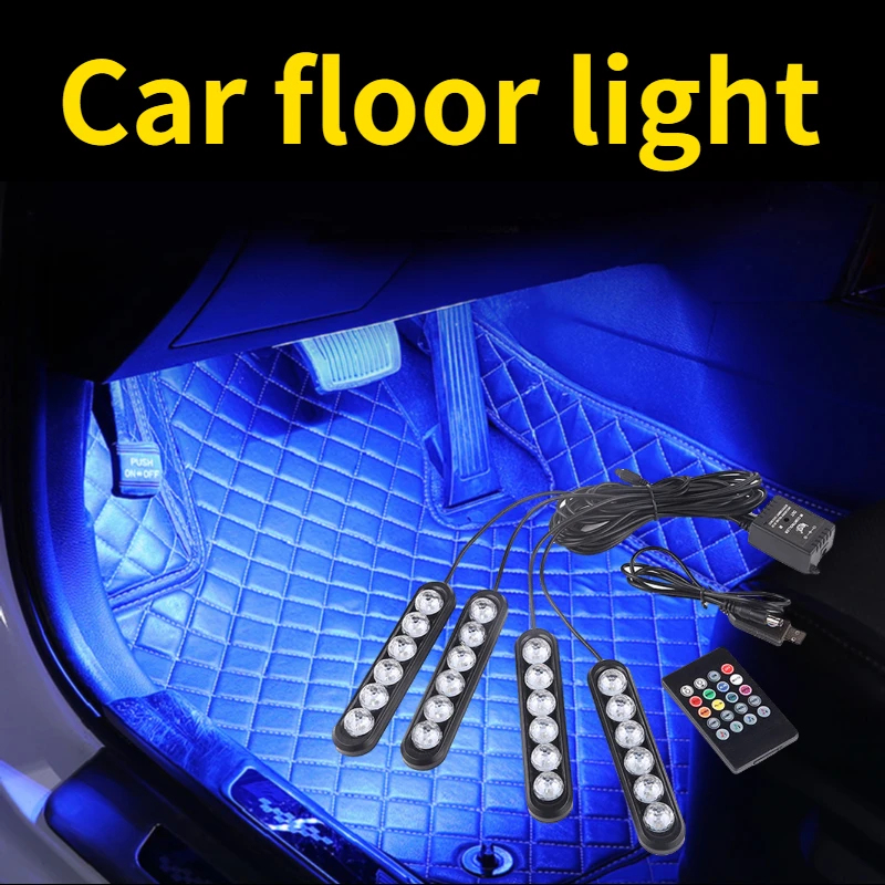 Auto Interiérové LED Dekoratívne Svetlo Na Seat Leon Toledo, Alhambra Cupra Arona Ibiza, Altea Cordoba Príslušenstvo Okolitej Podlahy Lampa
