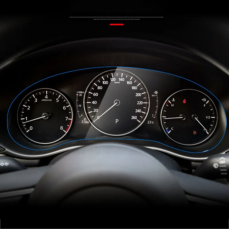 Auto Prístrojový Panel Chránič Pre Mazda 3 Axela 2020 2021 Príslušenstvo Screen Protector Palubná Doska Membrány Film