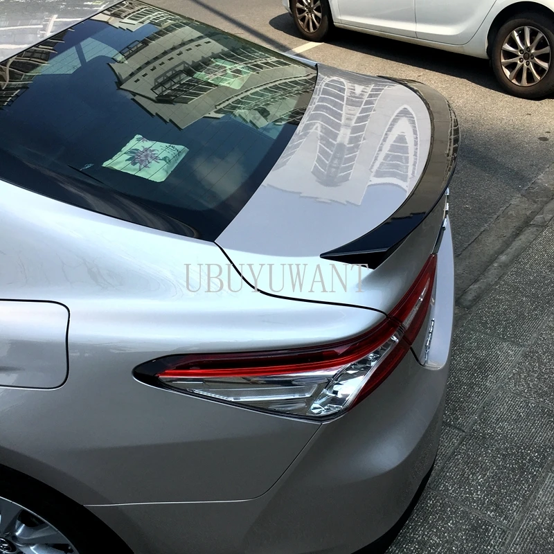 Auto Styling ABS Plast Nevyfarbené Penetrácia Farby Zadný Spojler batožinového priestoru Boot Krídlo Pery Spojler pre Toyota Camry 2018 2019 2020