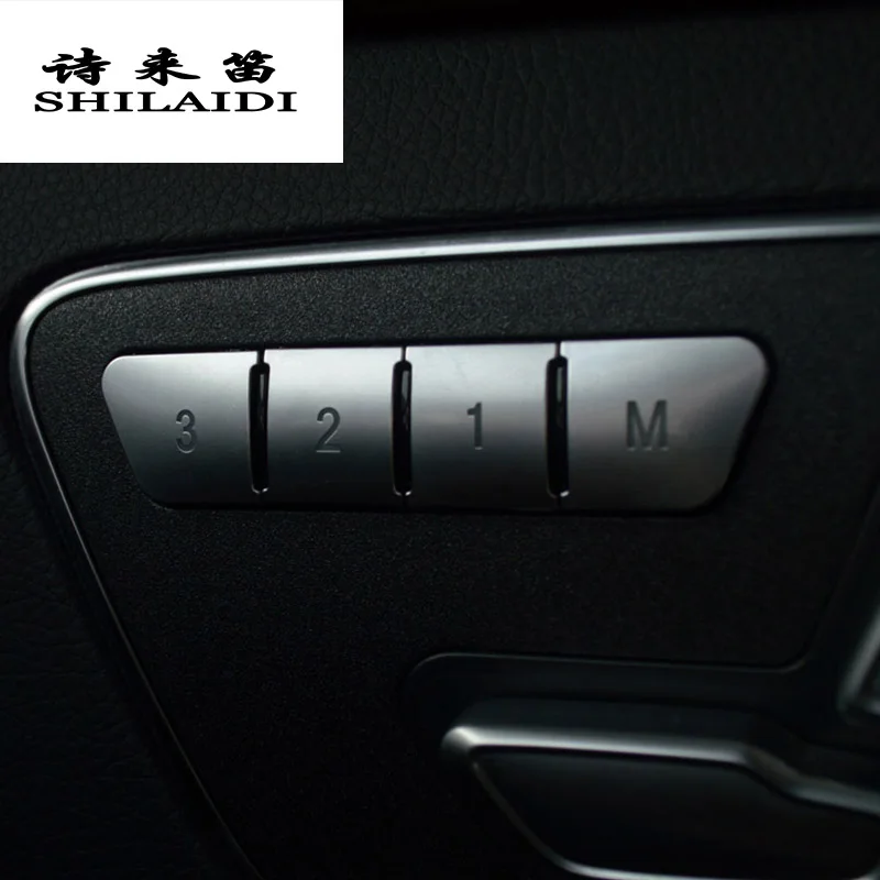 Auto Styling Dvere Seat Pamäť Uzamknutie Tlačidiel Výbava Zahŕňa Nálepky na Mercedes Benz C E Trieda W204 W212 Auto Interiérové Doplnky