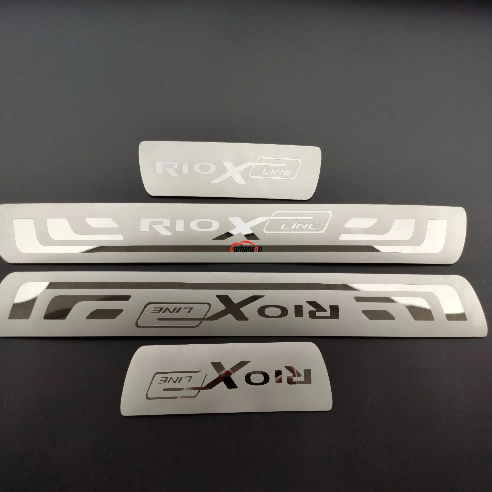 Auto Styling Príslušenstvo Pre Kia Rio 3 4 5 X Line Dvere, Parapetné Prah Šúchať Pedál Chránič Nehrdzavejúcej Ocele Výbava 2017 2021