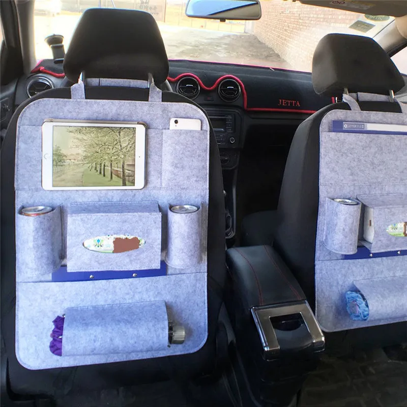 Auto Zadnom Sedadle Organizér Cestovné Skladovanie Taška Organizátor iPad S Vrecku Držiteľ 9 Skladovanie Vrecká Pre Deti, Batoľatá