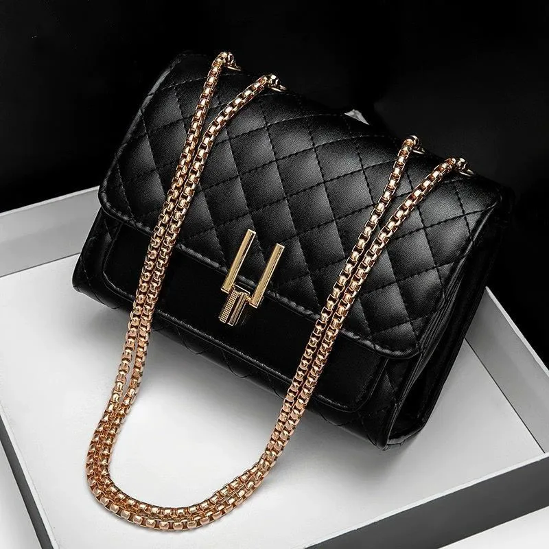 Autor Bag Classic Prešívané Kožené Crossbody Tašky pre Ženy 2020 Fashion Reťazca Tašky cez Rameno Lady Luxusných Kabeliek
