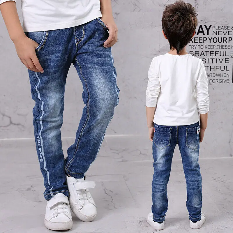 Batoľa Detský Chlapec Spodné Oblečenie Detí Chlapec Dlho Jeans Denim Nohavice deti džínsy chlapec džínsy