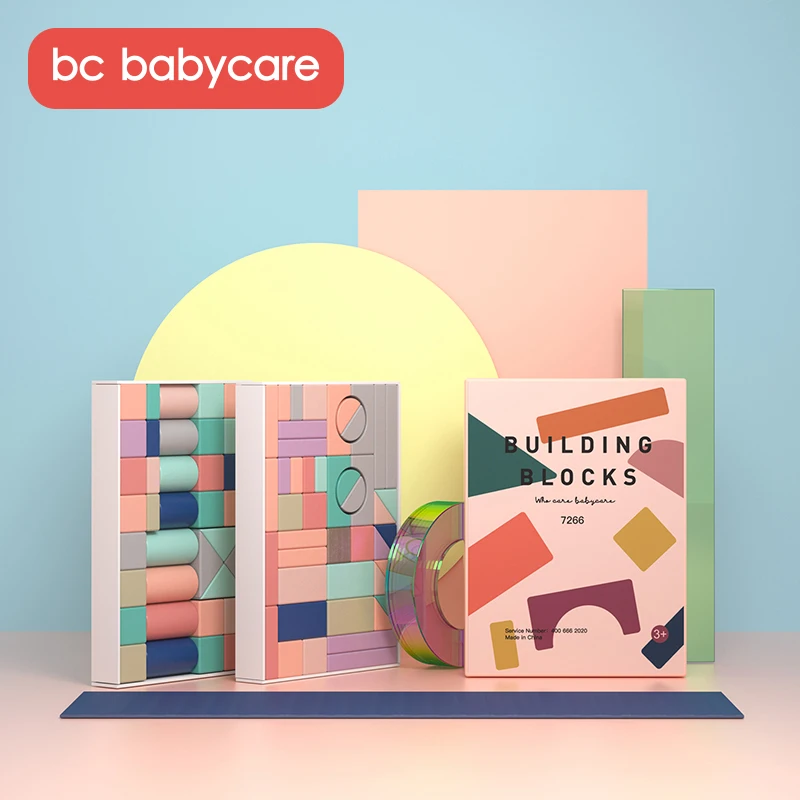 BC Babycare 81PCS Dieťa Drevené Bloky Nastaviť Deti Digitálne List Farba Poznanie dieťaťa Skoro Vzdelávania Stavebné Bloky Hračky