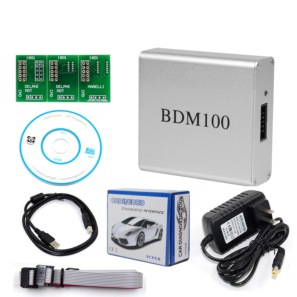 BDM100 V1255 Profesionálne ECU Flasher chiptuningu Programátor Rozhranie schôdze manažérov pre rozvoj podniku 100 ECU Flasher Code Reader OBDII Diagnostický nástroj