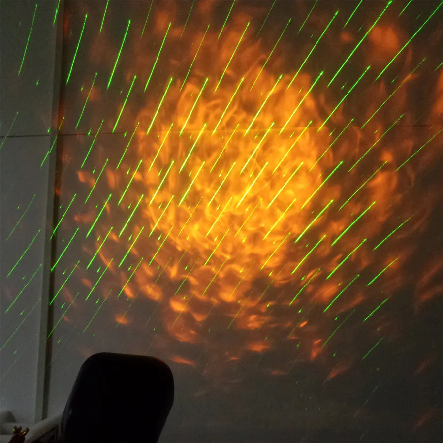 BEIAIDI meteorický dážď Dážď Laserové Svetlo S Vodou Vlna Zvlnenie Fáze Lampa Nepremokavé Vianočný Večierok Laserový Projektor S Diaľkovým