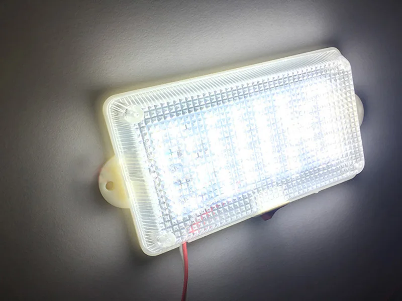 Biele LED Auto Interiéru Stropné Svetlo 12V 24V RV Námornej Lode Karavany Stropné Lampy