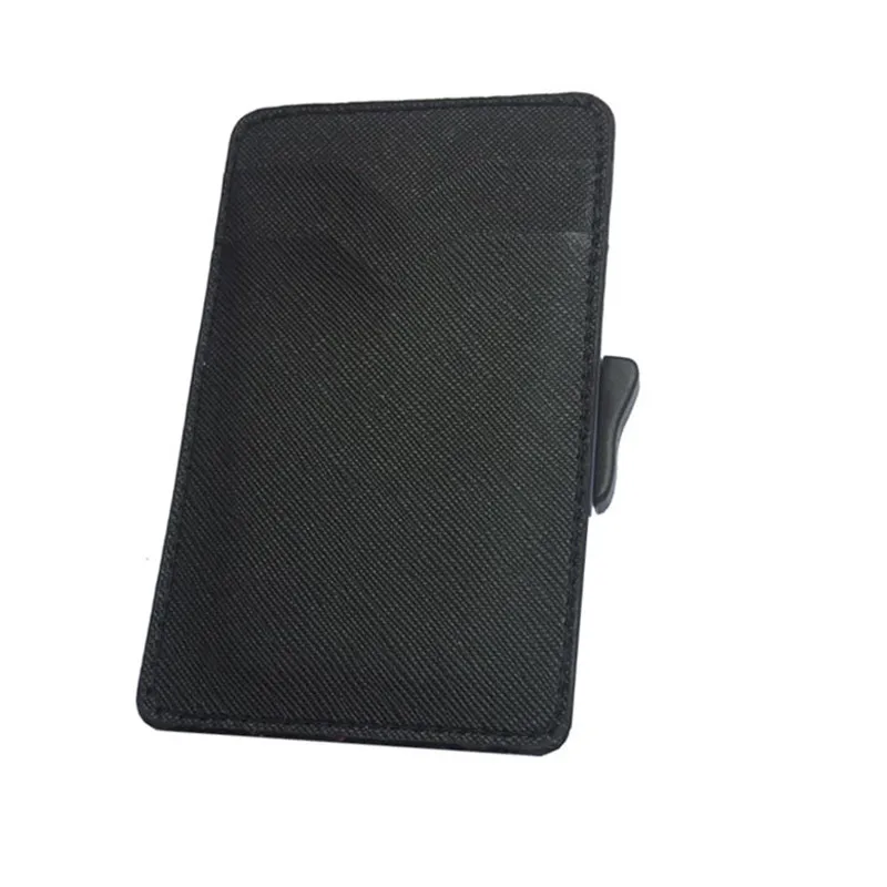 Bisi Goro 2019 nových RFID strane-push kovový držiak karty anti-theft kefa hliníková peňaženka tvorivé kreditnej karty, vrecko na ochranu