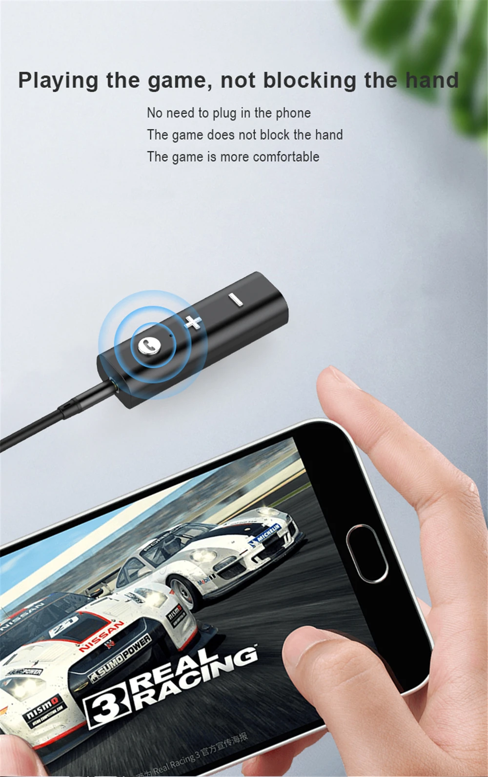 Bluetooth 5.0 Bezdrôtový Adaptér Prijímač pre Slúchadlá 3,5 mm Handfree Auto Stereo BT AptX Audio Receptor s Mikrofónom