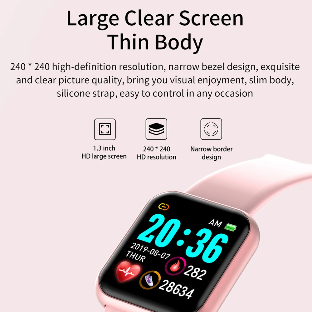Bluetooth Smart Hodinky Muži Ženy Nepremokavé reloj inteligente Šport Smartwatch Fitness Tracker reloj inteligente mujer Náramkové hodinky
