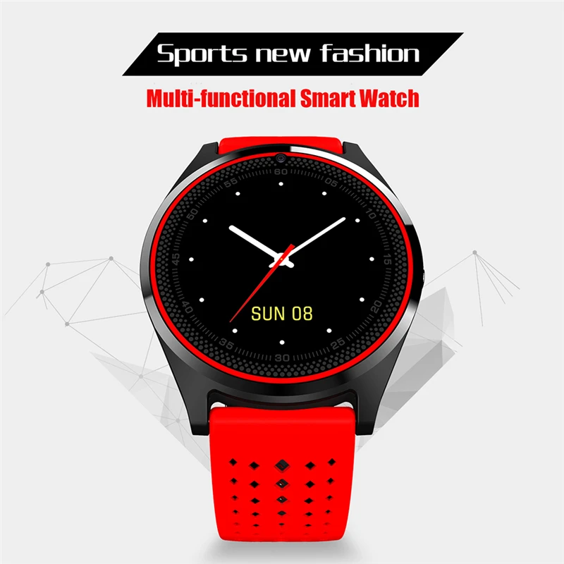 Bluetooth Smart Hodinky suppport 2G SIM Karty /TF karty S Kamerou Krokomer, Zdravie, Šport, hudbu vo formáte MP3 Hodiny Smartwatch Pre Android
