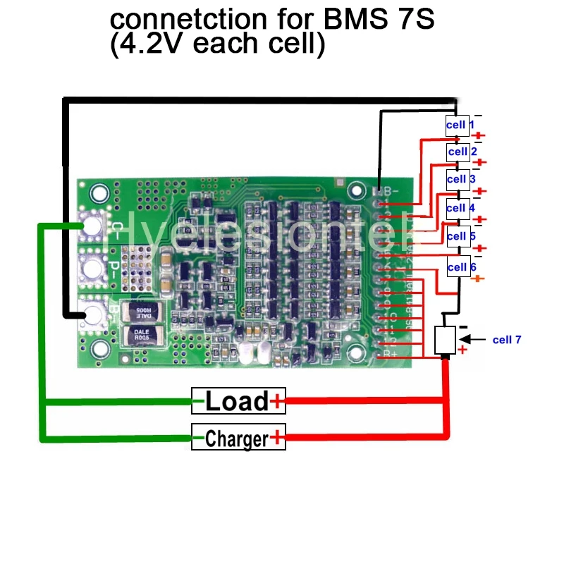 BMS 6S 7S 8S 9S 10S 11S 12S 13S 4.2 V 25A Nastaviteľné 18650 BMS Lítium Li-ion Batéria Ochrany Okruhu Modul PCB PCM