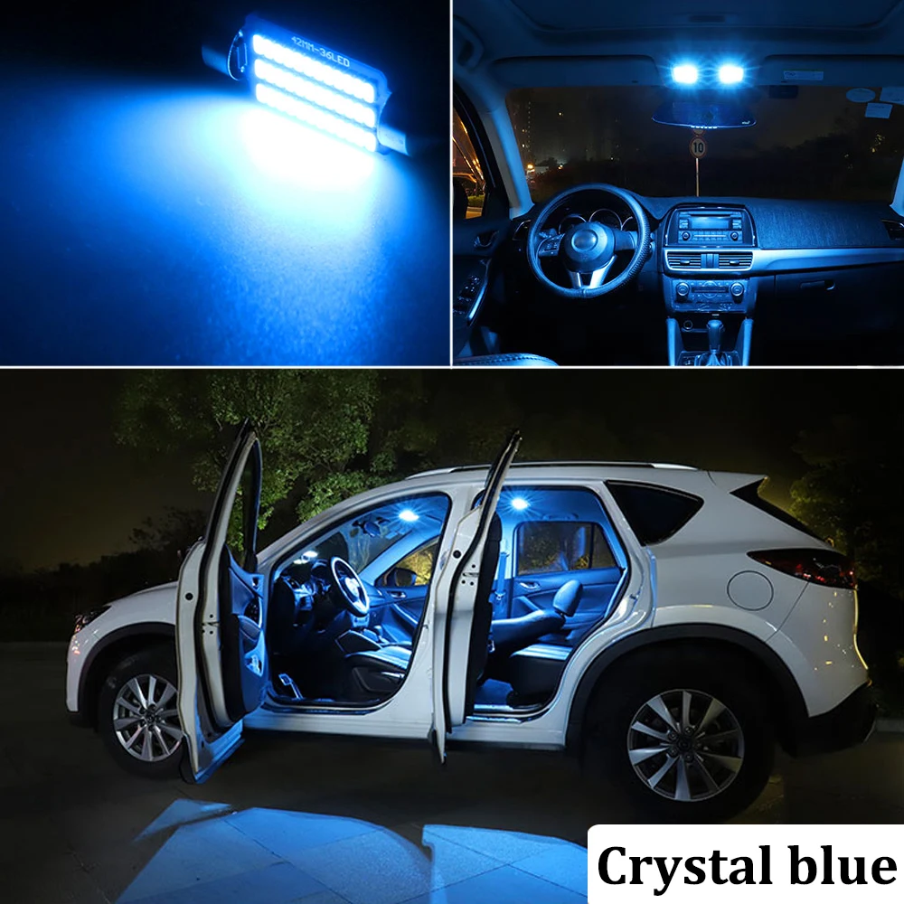 BMTxms 10Pcs Canbus Žiadna Chyba Auta, Interiérové LED Mapu Dome batožinového priestoru špz lampa svetla Kit Pre Dodge Caliber 2006-2012