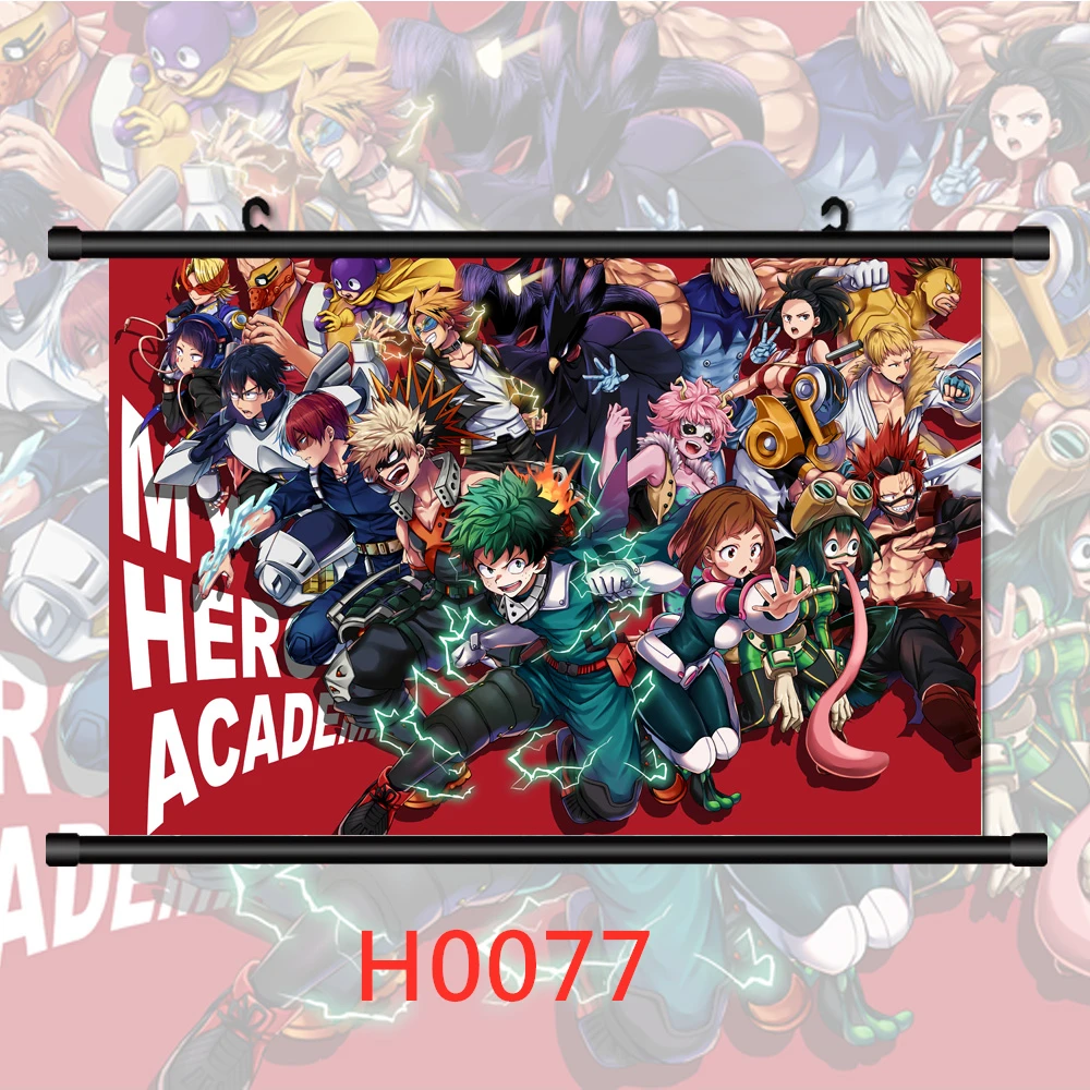 Boku č Hrdina Akademickej obce Anime, Manga HD Tlač Stene Plagát Prejdite