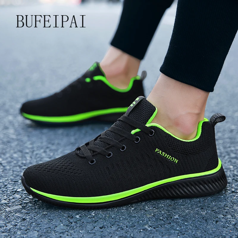 BUFEIPAI lacné športové bežecké topánky vzduchovom vankúši ľahký priedušný tenisky na jar módne dámske pánske bežecké topánky