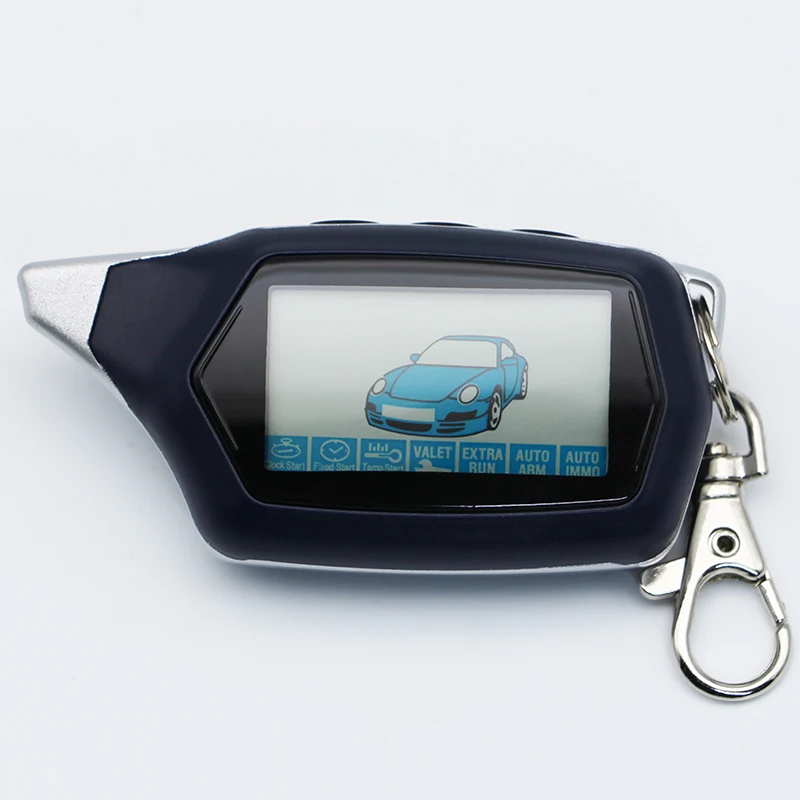 C9 2 Spôsobom, Auto Alarm LCD Diaľkové Ovládanie príveskom Pre ruské Auto Anti-theft Systém Vozidla Security Pre Starline C9