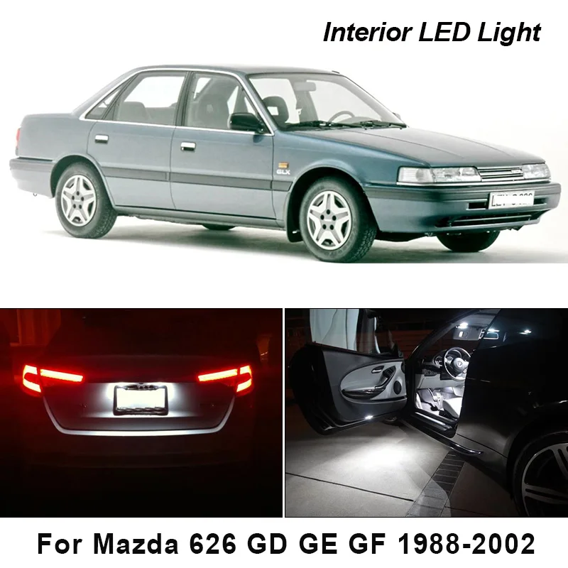 Canbus Na Mazda 626 GD GE GF 1988-2002 Vozidla Interiérové LED Dome Mapu Osvetlenia špz Svetlo Osvetlenie Vozidla Príslušenstvo