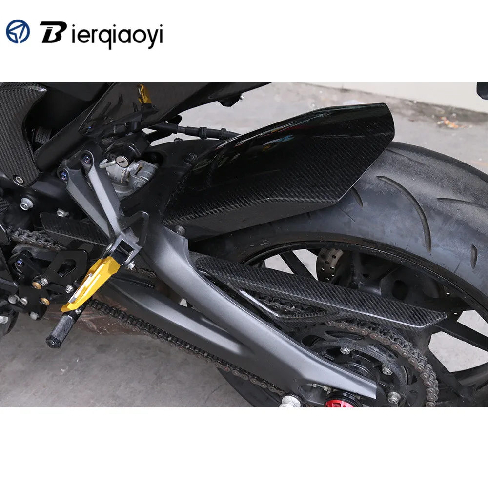 Carbon Fiber Zadné Reťazca Mud Guards Kryt Chránič Pre Yamaha MT09 MT 09 FZ09 MT-09 FZ-09 2016 Motocyklové Príslušenstvo