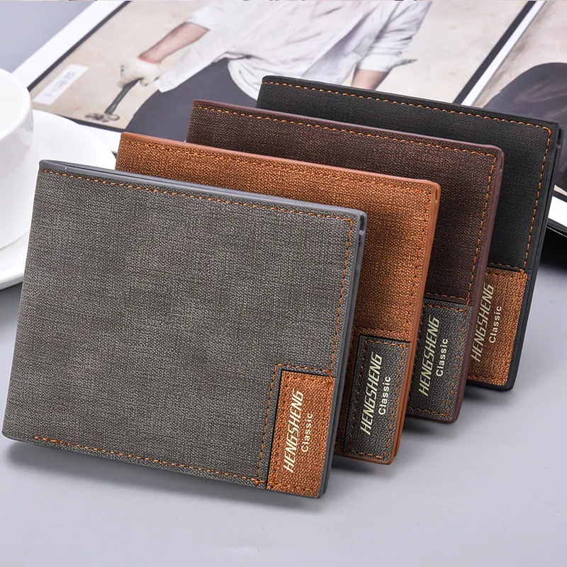 CARTELO Nové pánske Európskych a Amerických retro krátke mäkké kožené peňaženky matné plátno vzor vodičského preukazu peňaženky tide