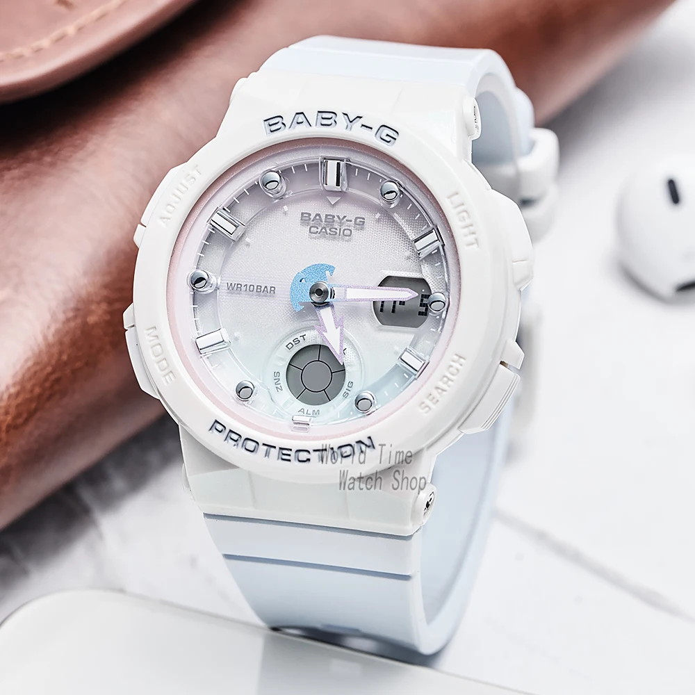 Casio hodinky BABY-G Žien quartz športové hodinky Športové nepremokavé Dievča série baby g Sledovať BGA-250
