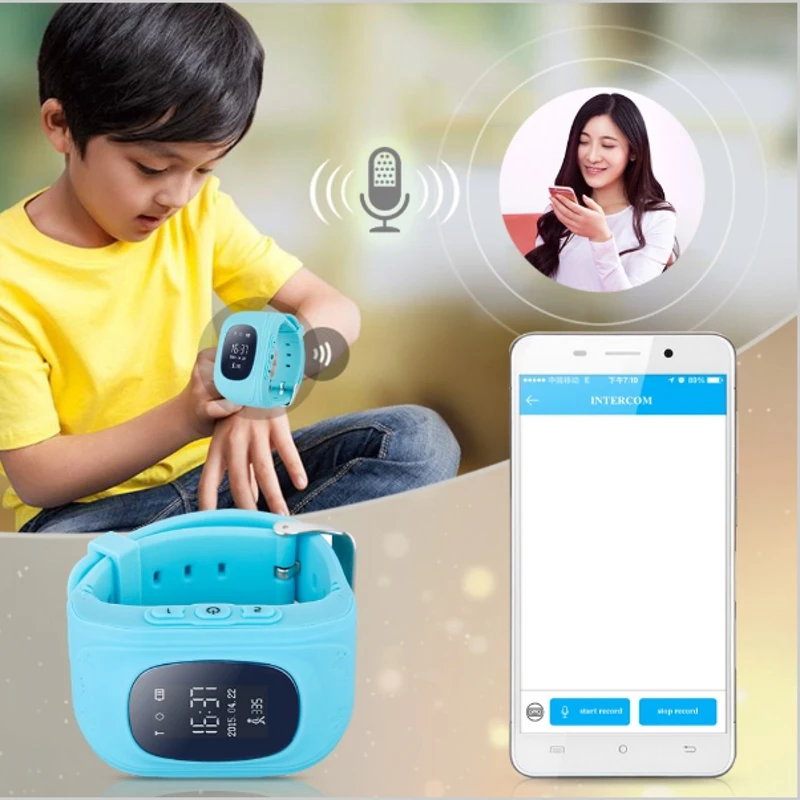 Chytrý Telefón Sledovať Deti, Dieťa Náramkové hodinky G36 Q50 GPS Lokátor Tracker Anti-Stratil Smartwatch Dieťa Stráže pre iOS a Android