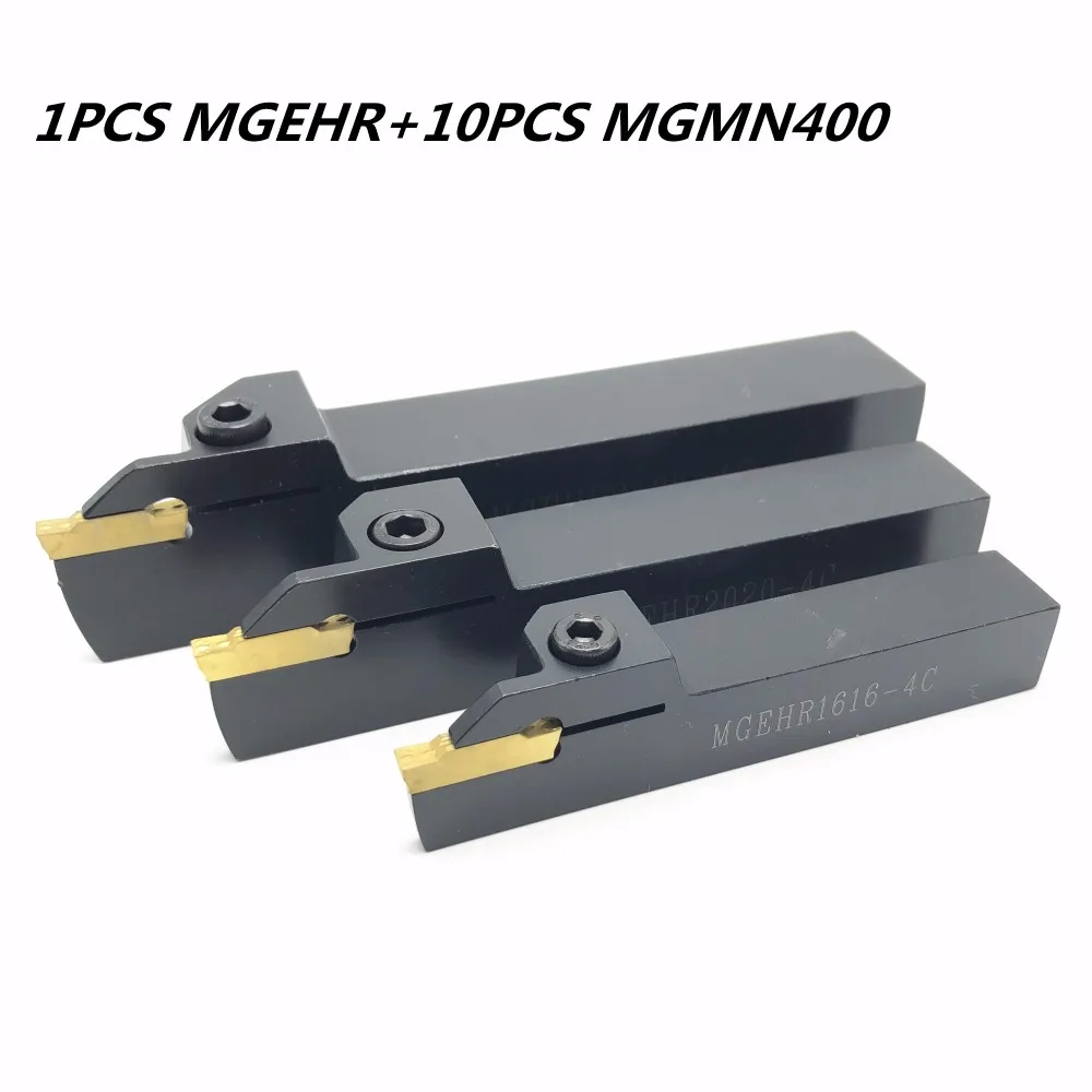 CNC zapichovanie držiaka nástroja MGEHR1616/2020/2525-4 sústruh nástroj pozitívne uhol vonkajší zapichovanie nôž +10PCS MGMN400 nástroje na zapichovanie