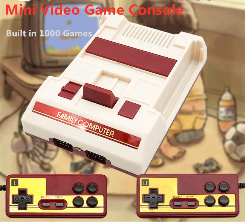 Coolbaby RS33 Retro mini Video herná Konzola s Manželskou Gamepads N/P Výstupu Postavený v roku 1000 Hry Pre FC NES Domáce Herné Konzoly