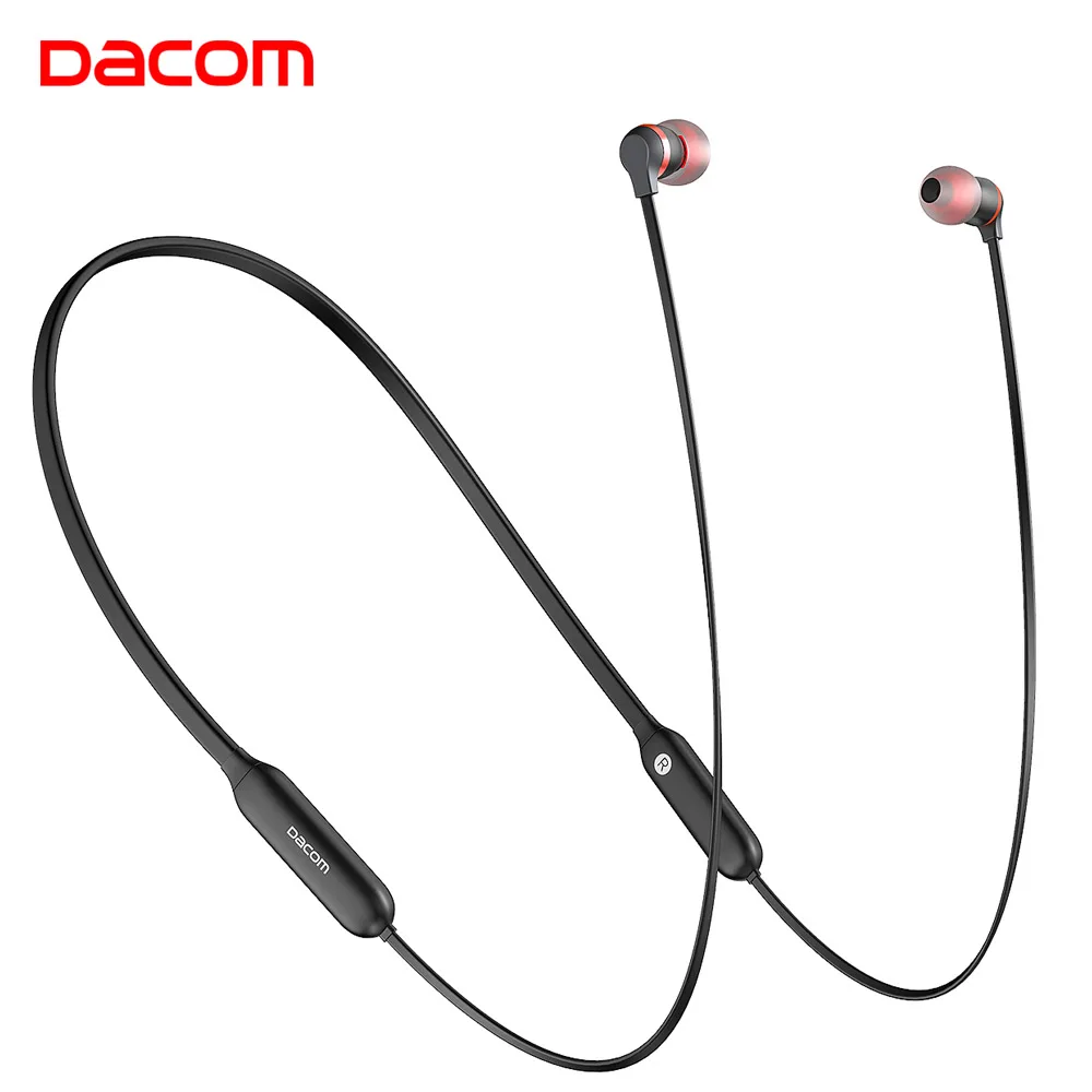 Dacom L06 HD Zvuk Neckband Magnetické Bloototh Bluetooth Slúchadlá Bezdrôtové Slúchadlá Šport Basy v Uchu telefón Stereo Headset Puky