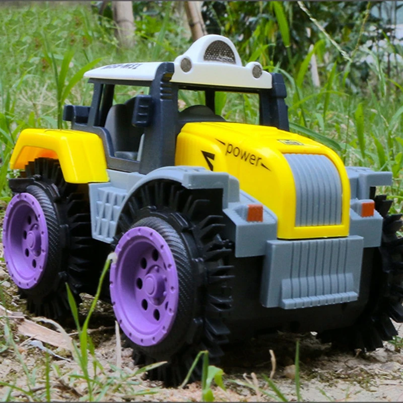 Deti Flip Autíčka Na Elektrický Kúsok Poľnohospodár Auto Dieťa Dump Truck Simulácia 4 Kolies Elektrické Autíčka