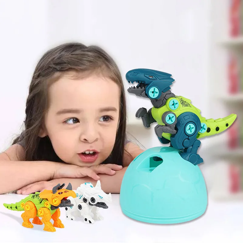 Detské Vzdelávacie Hračky Demontáž Dinosaura Hádanky Zmes Hračky Pre Deti Cartoon Zvierat Zmontované Bloky Skrutku Hračky