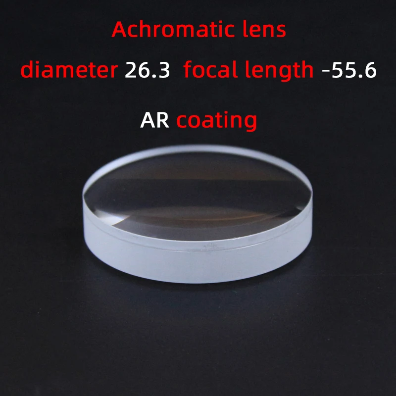 Diameter26.3 Ohnisková vzdialenosť-výrazný nárast 55.6 achromatic objektív továreň na vlastný ďalekohľad šošovky zväčšovacieho skla rôznych veľkostí
