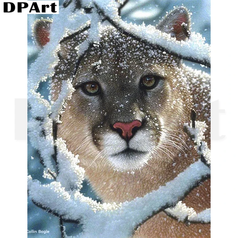 Diamond Maľby Plné Námestie/Kolo Vŕtať panther leopard 5D Daimond Výšivky Cross Stitch Auta Mozaiky Drahokamu Obrázok T060