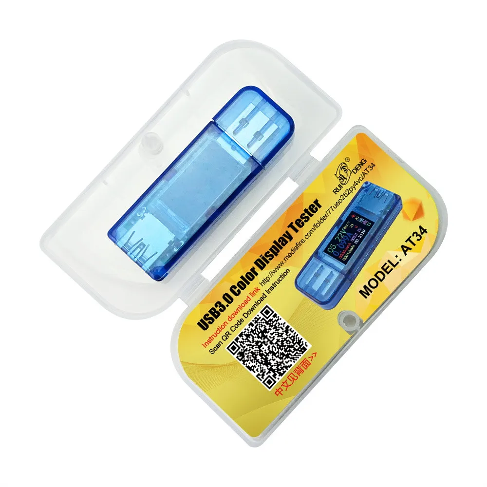 Digitálny USB Tester QC 3.0 Farebný LCD Voltmeter ammeter 3.7~30v napätie prúd meter multimeter nabitia batérie power bank