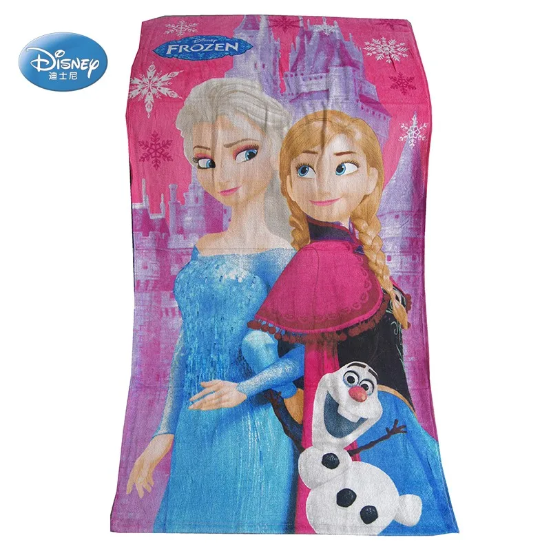 Disney Bavlna Ružová Mrazené Elsa Anna Dospievajúcich Dievčat Domov Leto Doma osuška Žinku pre Deti 60x120cm
