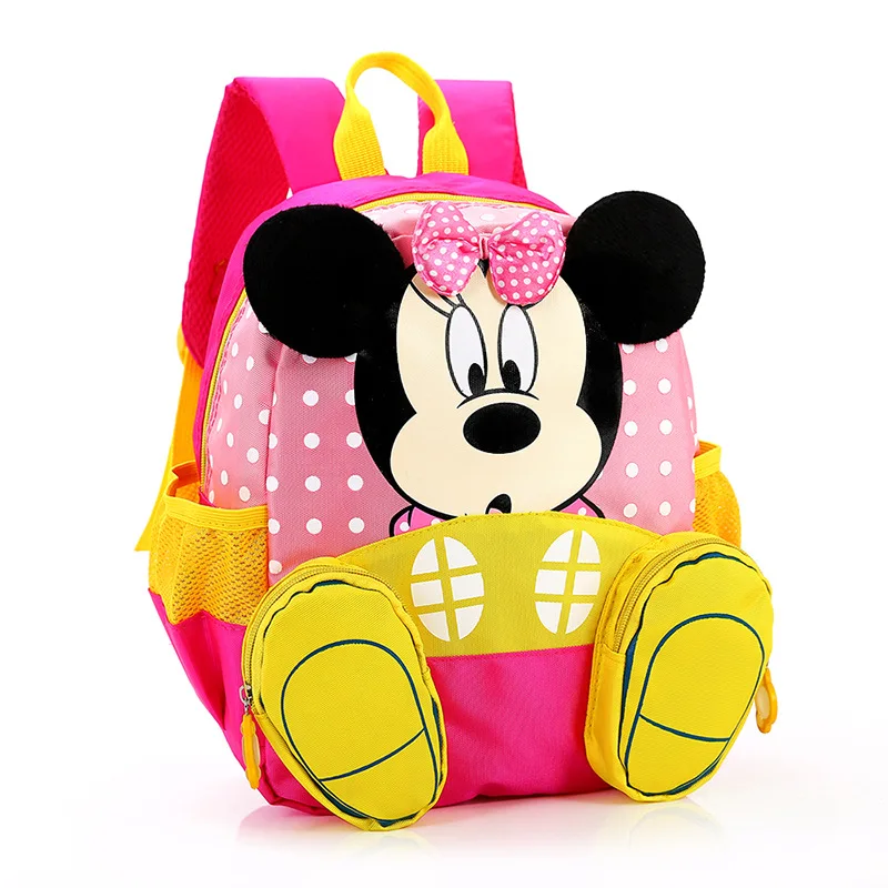 Disney Škôlky Deti Cartoon Mickey Školskej Tašky Detský Batoh Minnie Nepremokavé Schoolbags Aktovka pre chlapcov a dievčatá