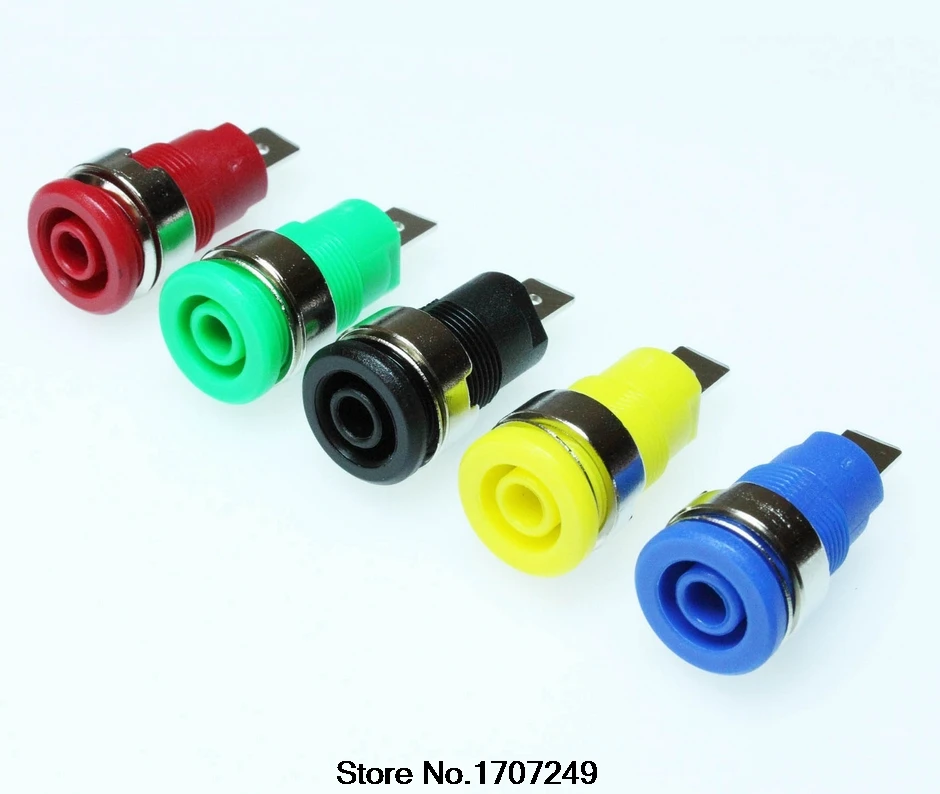 Doprava zadarmo 20pcs Vysokej Kvality stĺpika zdierka pre 4 mm Bezpečnostné Ochrany Zapojte Konektor