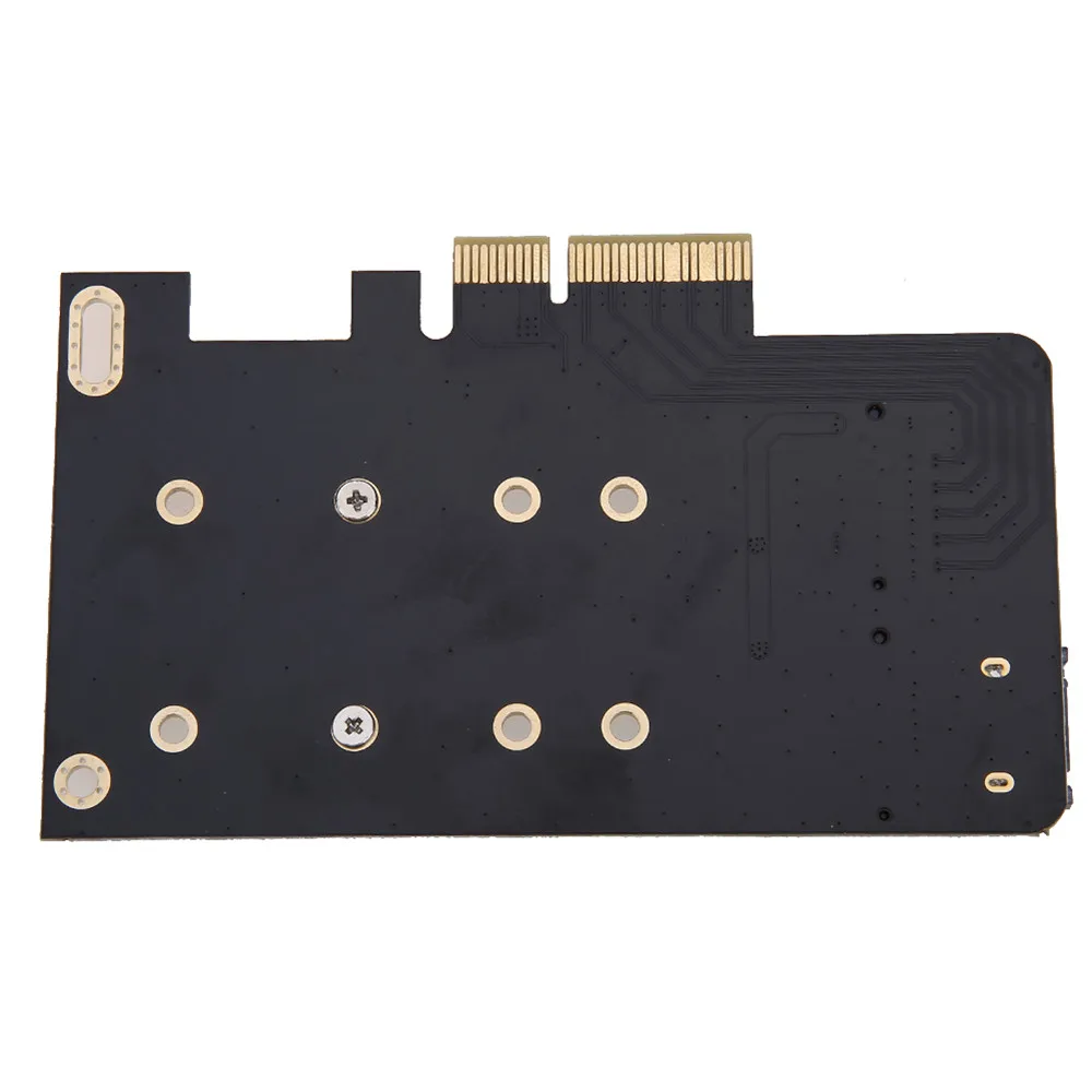 Dual M. 2 PCIe Adaptér M2 SSD NVME M Kľúč SATA-based B Tlačidlo PCI-e 3.0 x 4 Radič Converter Karty Podpora 2280 2260 2242 2230