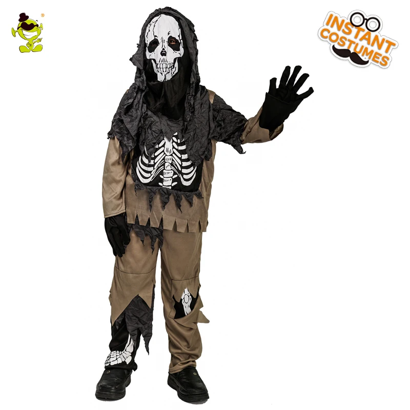 Duch Chlapca, Kostýmy Chlapca Hnedé Halloween Oblek s Kapucňou pre Dieťa je Halloween Fantázie Cosplay Kostýmy