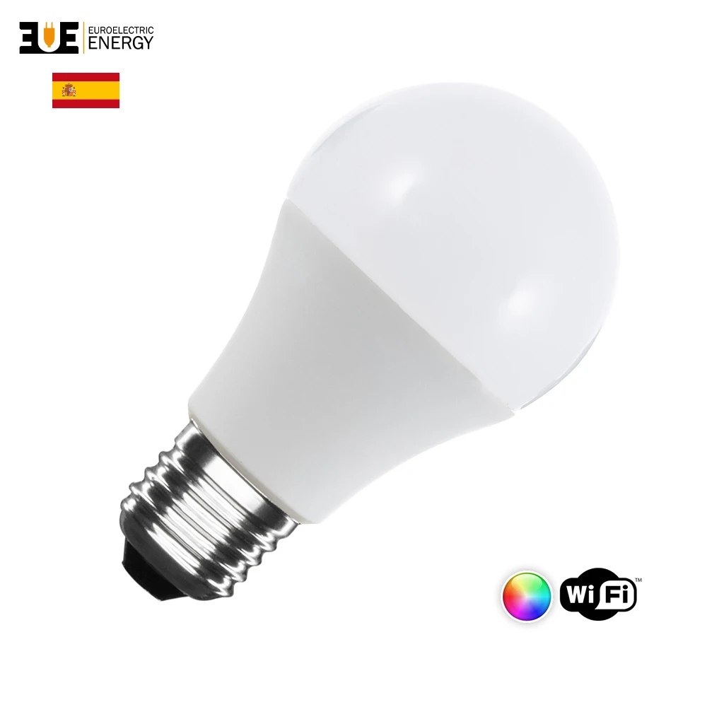 E27 A60 stmievateľné led WiFi smart žiarovky RGBW 6W / Kompatibilný s GOOGLE a ALEXA/led žiarovka