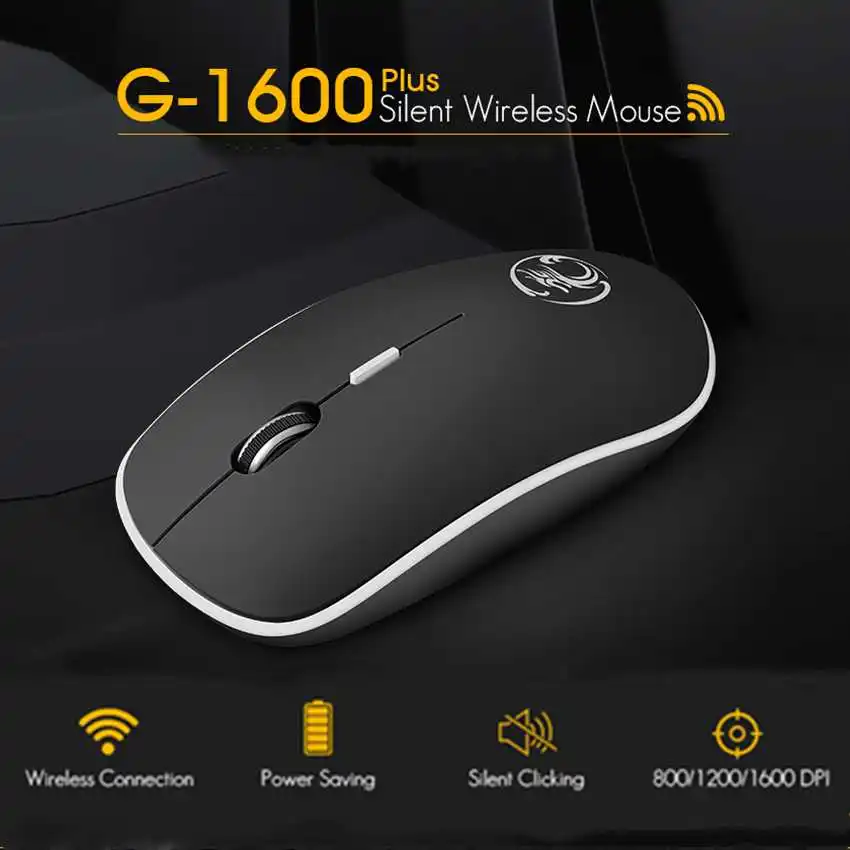 Ergonomická Myš Wireless Mouse Počítačovej Myši PC USB Optická 2.4 Ghz, 1600 DPI Tiché Mause Mini Tichý Myši Pre PC, Notebook, Mac