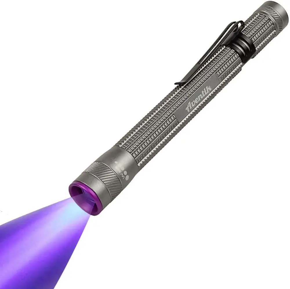 F Aventik 3W Power 365nm & 395nm Zoomovateľnom Pero Svetlo & UV Baterky Detektor, Pet Škvrny A Fluorescenčné Agentov