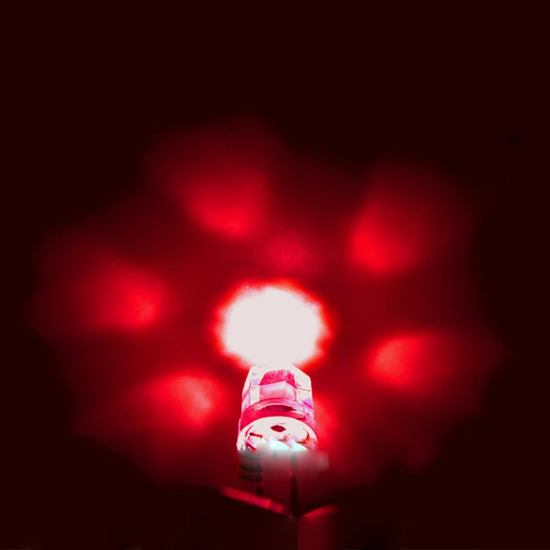 F8 Diamond Hexagonalbright červená žltá modrá zelená, ružová, biela LED lampa korálky in-line astigmatizmus lampa string špeciálne žiarovky