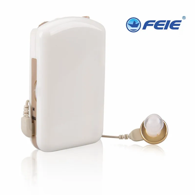 FEIE Pockettio Vreckový načúvací Digital High Power Ucho Pomôcky pre náročné na Hlbokú Stratu zvukové zosilňovače Predaj s-7a