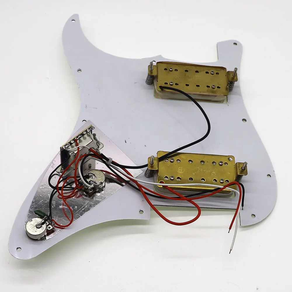 Fender Mexican Standard Strats Naložené Strat Elektrická Gitara Prewired ST Pickguard s Keramickou Dvojité Colis Humbucker Snímače
