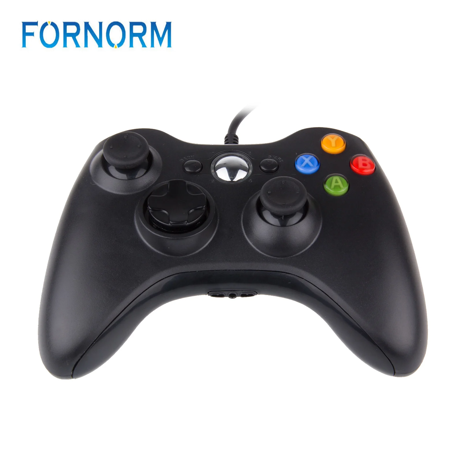 FORNORM Gamepad Na Káblovom Ovládači Xbox 360 Káblový Ovládač Pre XBOX360 Gamepad Joypad Pre PC ovládač Pre Windows 7 8 10 HOT