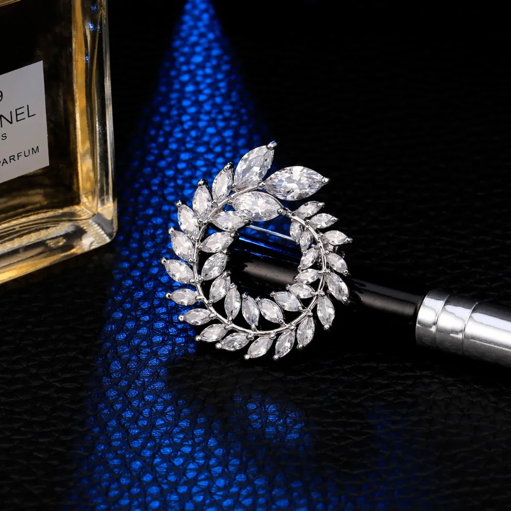 Garland Luxusné Brošne Kolíky Á Jasné, Rakúsko Crystal Trendy Kolíky Pre Ženy Najlepšie Darčeky & Broches De Kamienkami Luxo